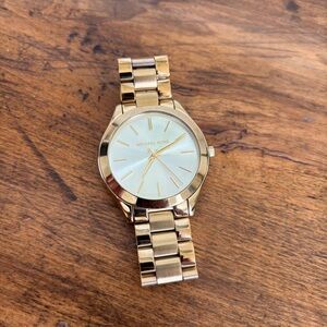 Michael Kors Oversized Gold Watch